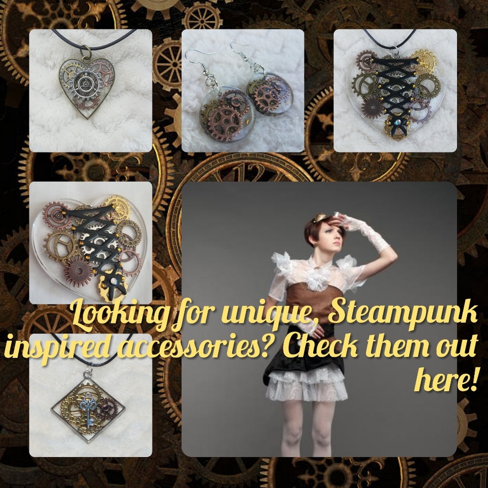 Unique Steampunk Accessories In Stock!!!